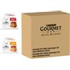 Gourmet Revelations Mousse Pacco misto 48 x 57 g Alimento umido per gatti - Manzo e Pollo