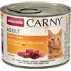 animonda Carny Adult 12 x 200 g umido gatto - Manzo & Pollo