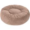 zooplus Exclusive Letto per cani Fiocco - Fodera marrone, Ø 90 cm
