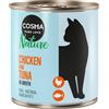 Cosma Nature 6 x 280 g Alimento umido per gatti - Petto di Pollo & Tonno