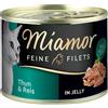 Miamor Delicato Filetto in Gelatina 6 x 185 g - Tonno & Riso