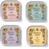 Rosie's Farm Adult 16 x 100 g umido per gatti - Mix (4 Pollo, 4 Tacchino & Anatra, 4 Salmone & Pollo, 4 Agnello & Pollo)