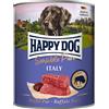 Happy Dog Sensible Pure 6 x 800 g Alimento umido per cani - Italia (Bufalo puro)