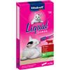 Vitakraft Cat Liquid Snack con Manzo + Inulina - Set %: 48 x 15 g