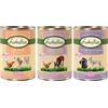 Lukullus 24 x 400 g Alimento umido per cani - Mix Junior: 3 gusti