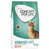 Concept for Life Multipack risparmio! 2 x Concept for Life Crocchette per gatti - 2 x 10 kg Sterilised Cats Salmone