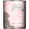 MjAMjAM Kitten 6 x 800 g umido gatto - Pollo & Olio di Salmone