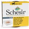 Schesir 6 x 150 g Alimento umido per cani - Pollo con Prosciutto