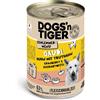 Dogs'n Tiger Menù Gourmet 12 x 400 g Umido per cane - Pollo con Tacchino, Mirtilli rossi & Patate dolci