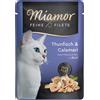 Miamor Delicato Filetto in Gelatina - buste 6 x 100 g - Tonno & Calamari