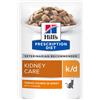 Hill's Prescription Diet umido per gatti in busta 48 x 85 g - k/d Kidney Care Pollo