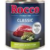 Rocco Classic 12 x 800 g Alimento umido per cani - Manzo con Trippa Verde