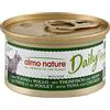 Almo Nature Daily 6 x 85 g Alimento umido per gatti - Mousse con tonno e pollo