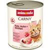 animonda Carny Adult 6 x 800 g umido per gatto - Tacchino, Pollo & Gamberetti