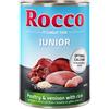 Rocco Junior 12 x 400 g umido per cane - Pollame, Selvaggina e Riso