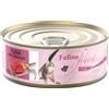 Porta 21 Feline Finest 85 g Alimento umido per gatti - Tonno con Gamberetti