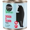 Cosma Nature 6 x 280 g Alimento umido per gatti - Pollo & Salmone