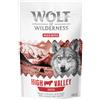 Wolf of Wilderness Snack - Wild Bites 180 g - MINI High Valley - Manzo & Pollo (dadini) - NUOVO!