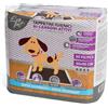 LeoPet Tappetino Multiuso Ai Carboni Attivi Super Assorbente Per Cani Con Strip Adesivo 60x90 50pz