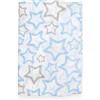 Ti TIN Mussola 100% Fibra Di Cotone | Mussola Per Neonati Extra Morbida e Assorbente con Stampa a Stella Celeste, 120x120 cm