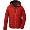 G.I.G.A. DX Uomo Giacca trapuntata/giacca funzionale con cappuccio GW 25 MN QLTD JCKT, feuerrot, S, 40882-000