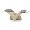 Stones Papillon Tavolino (120 x 70 - Trasparente) di Stones