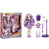 Rainbow High Fashion Doll con Slime Kit & Animale - Violet (viola) - Bambola scintillante da 28 cm con Slime scintillante, Animale Magico e Accessori Moda - Età 4-12 anni