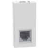 Bticino Spa MatixGO - Connettore RJ11 Connessione Tipo K10 per Trasmissione Dati/Telefonia RJ11 K10 bianco Bticino JW4258RJ11