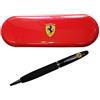 Panini FERRARI PENNA A SFERA MARANELLO, ELEGANTE LOGO RESINA CON ASTUCCIO IN METALLO 57189 black