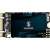 S SHARKSPEED SSD 256GB M.2 2242 42mm NGFF 3D NAND SATA 3 (6Gb/s), Unità a Stato Solido Interno per Laptop, Computer Desktop/PC (256GB, M.2 2242)