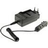 MAXY SET CARICABATTERIE DA AUTO + DA CASA PER GOPRO HD HERO 3 - 3 PLUS BLACK