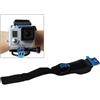 MAXY FASCIA DA POLSO HR177 PROFESSIONAL CON SUPPORTO PER ACTION CAM PER GOPRO HD HERO - NYLOX BLU