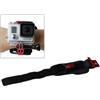 MAXY FASCIA DA POLSO HR177 PROFESSIONAL CON SUPPORTO PER ACTION CAM PER GOPRO HD HERO - NYLOX RED