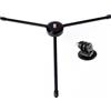 MAXY SUPPORTO TREPPIEDE METALLICO CON GHIERA BLACK PER GOPRO NYLOX TREVI AKASO APEXCAM COOAU WOLFANG EZVIZ