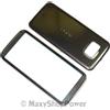 NOKIA COVER ANTERIORE + POSTERIORE ORIGINALE COPRIBATTERIA + CORNICE PER 5530 BLACK