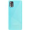 SAMSUNG COVER POSTERIORE ORIGINALE PER GALAXY A51 A515 LIGHT BLU