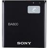 SONY BATTERIA LITIO ORIGINALE BA800 BULK PER XPERIA S LT26I - XPERIA V LT25I