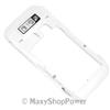 NOKIA COVER CENTRALE ORIGINALE MEDIANA PER E71 WHITE
