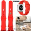 MAXY CINTURINO SILCONE PER APPLE WATCH serie 1-2-3-4-5-6-7-8-9-10-11 SE ULTRA 1-2-3 42-44-45-49mm RED