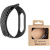 TACTICAL CINTURINO 280 ORIGINALE SILICONE PER XIAOMI MI BAND 3 - 4 BLACKGREY