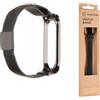 TACTICAL CINTURINO 379 ORIGINALE MAGNETIC STEEL PER XIAOMI MI BAND 3 - 4 BLACK