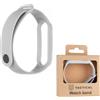 TACTICAL CINTURINO 658 ORIGINALE SILICONE PER XIAOMI MI BAND 5 - 6 - 7 GREY