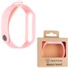 TACTICAL CINTURINO 659 ORIGINALE SILICONE PER XIAOMI MI BAND 5 - 6- 7 ROSA