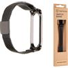 TACTICAL CINTURINO 660 ORIGINALE MAGNETIC STEEL PER XIAOMI MI BAND 5 - 6 -7 BLACK