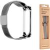 TACTICAL CINTURINO 686 ORIGINALE MAGNETIC STEEL PER XIAOMI MI BAND 5 - 6 - 7 SILVER