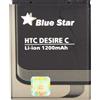 BLUE STAR BATTERIA IONI DI LITIO 3,7V 1200mAh PER HTC DESIRE C