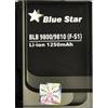 BLUE STAR BATTERIA IONI DI LITIO 3,7V 1250mAh PER BLACKBERRY 9800 - 9810