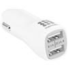 HAWEEL CARICABATTERIE AUTO ORIGINALE HWL-1001W 2 PORTE USB UNIVERSALE WHITE PER MODELLI A MARCHIO SAMSUNG