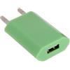 MAXY CARICABATTERIE DA PARETE PER CASA UFFICIO USB UNIVERSALE HHC-001 5W 1A GREEN PER MODELLI A MARCHIO APPLE