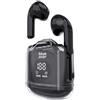 BLUE STAR AURICOLARE BLUETOOTH 5.3 TWS TRASPARENCY FI22 LCD STEREO ERGONIMIC BLACK PER MODELLI A MARCHIO LG